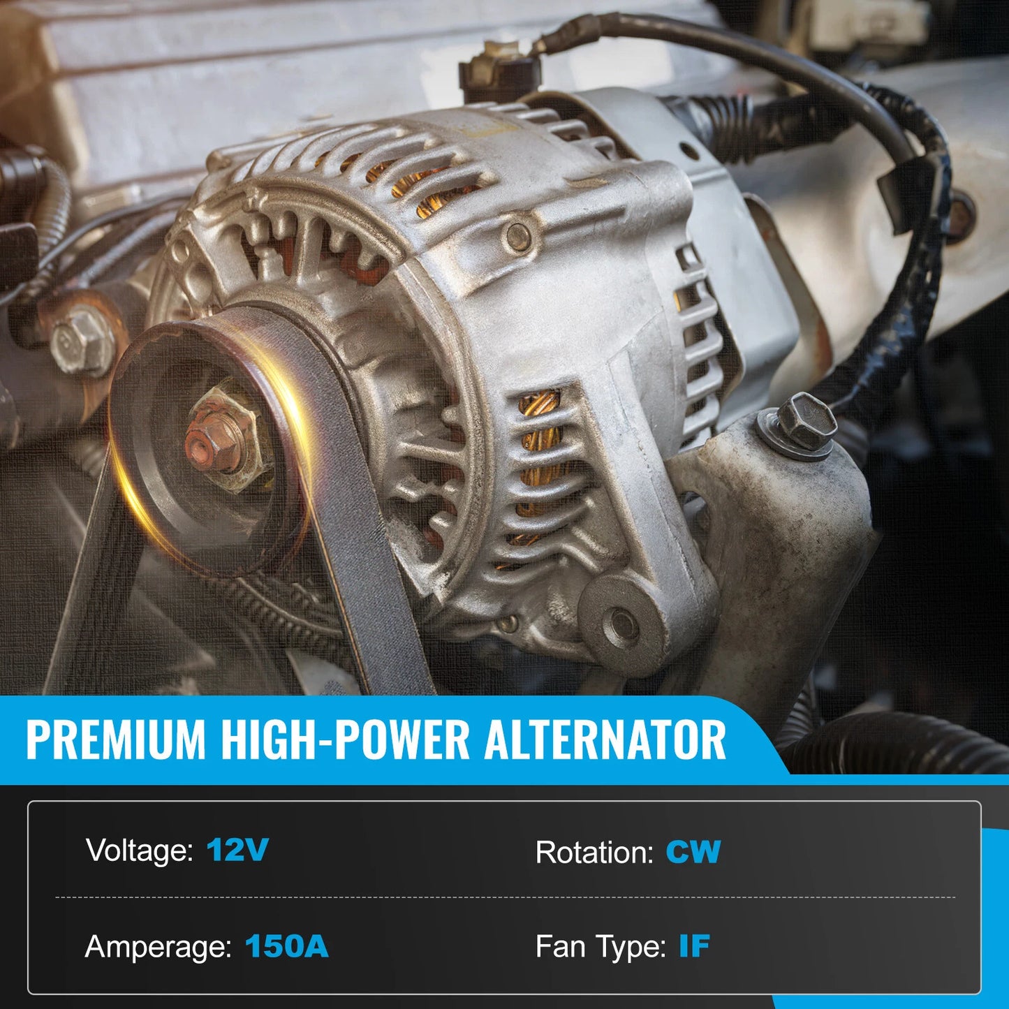 Alternator for ALFA ROMEO GIULIETTA 1.4 TB (2010-2018)