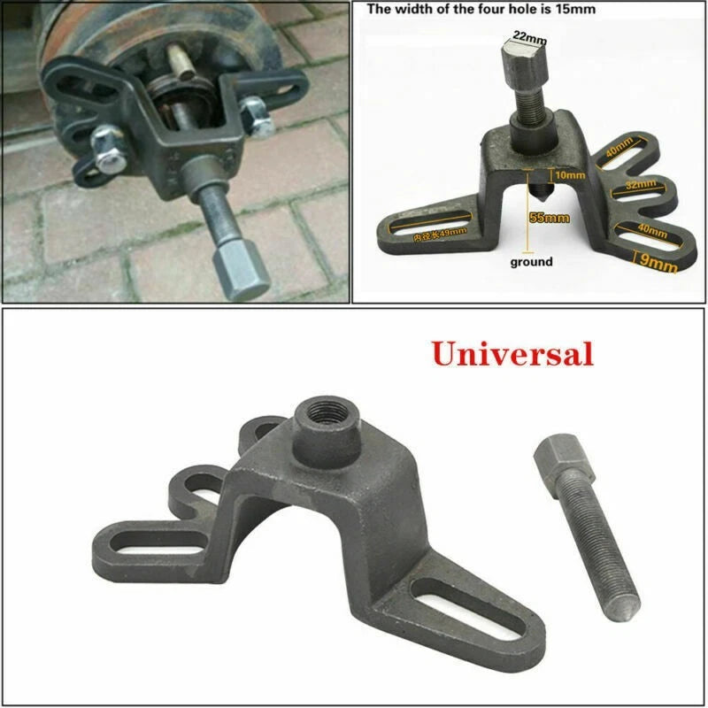 Wheel Hub Puller 4 Hole Bearing Mechanic Lightweight Metal Tapered Axle