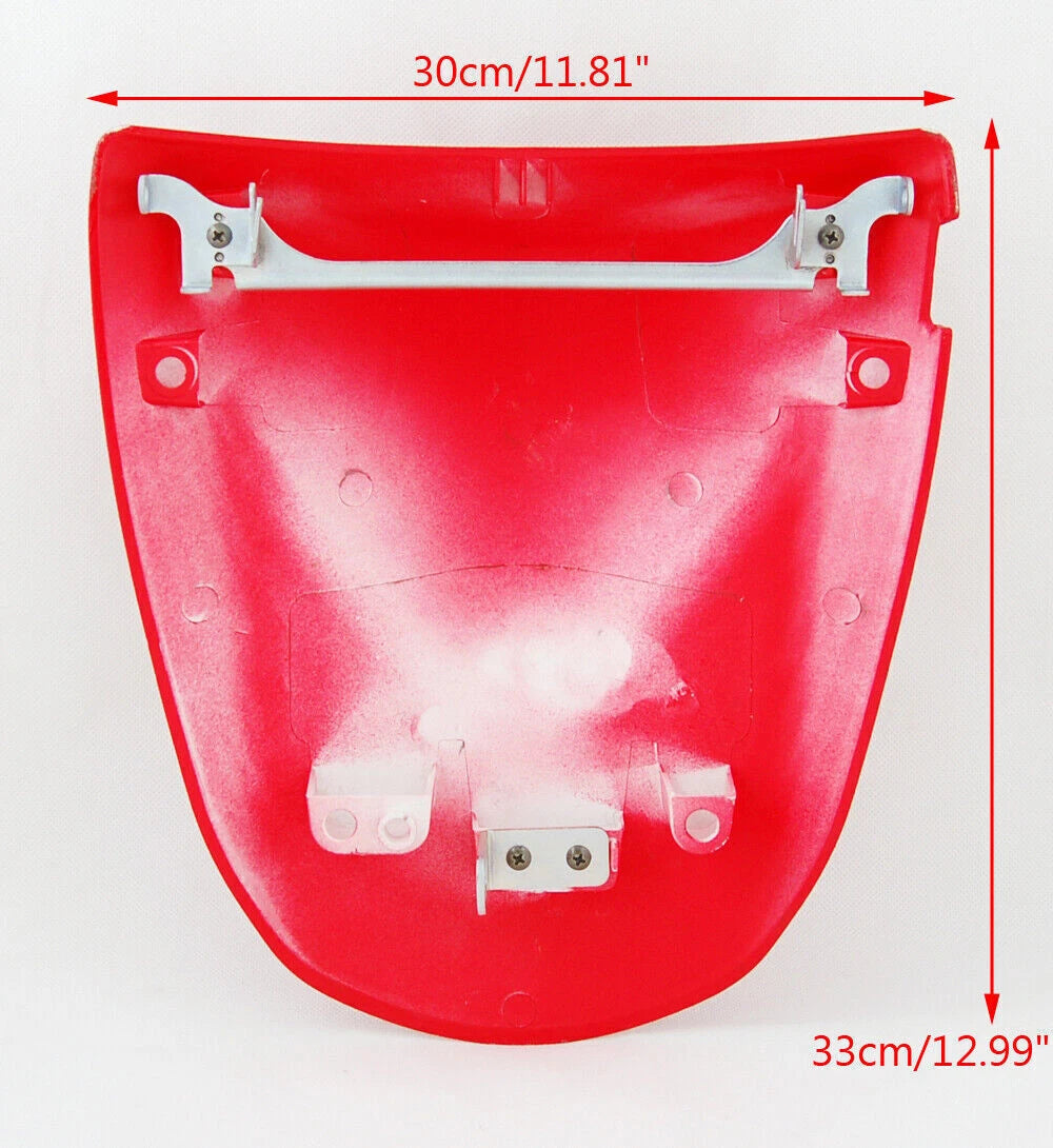 Pillion Seat Cover for Kawasaki ZX6R (2003-2004), Z750, Z1000 (2003-2006) Red