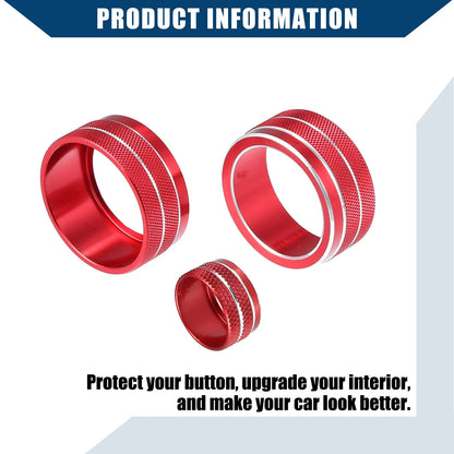 AC and Rear View Mirror Switch Knob Cover for Toyota Camry (2018-2023)
