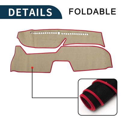 Dashboard Cover Mat for Honda Freed GB5/6/7/8 (2016-2024) Black Red