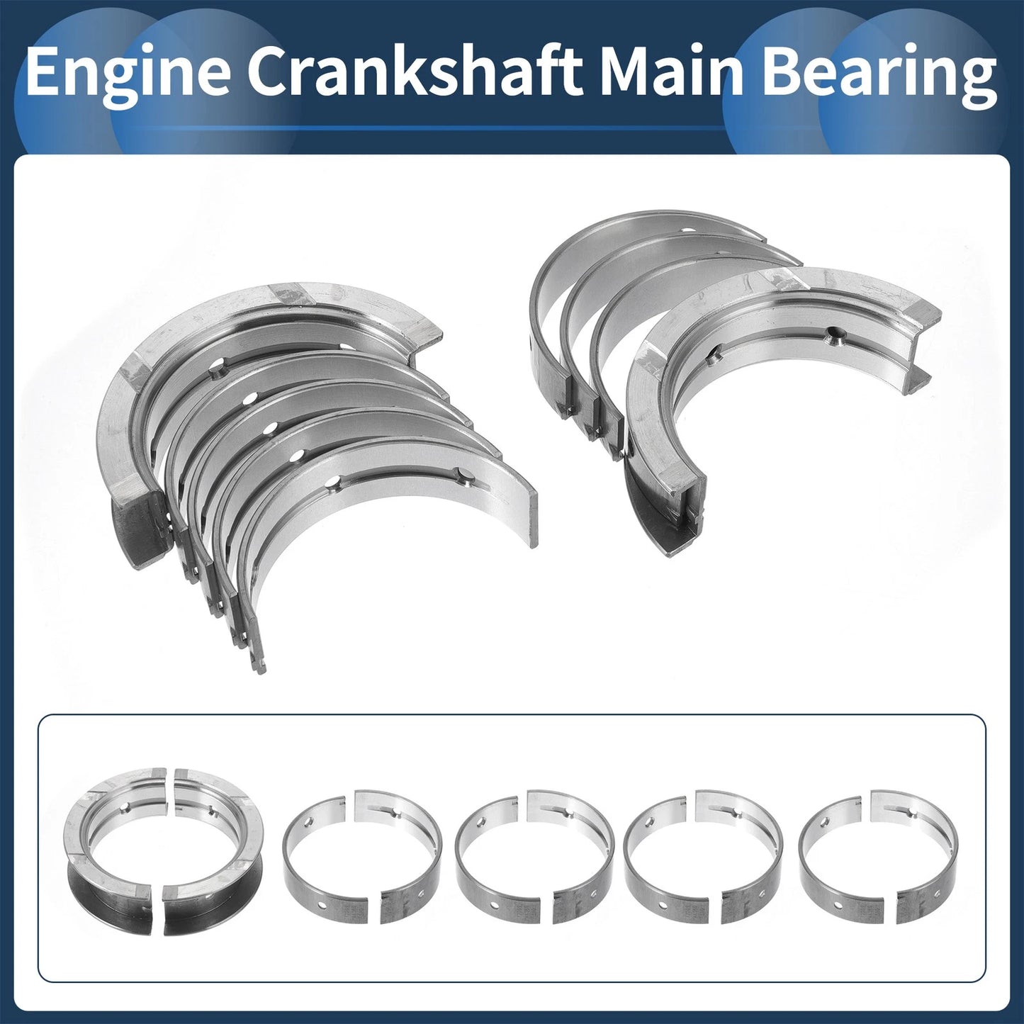 10 x Main Bearing Set for Subaru Impreza (2000-2014)