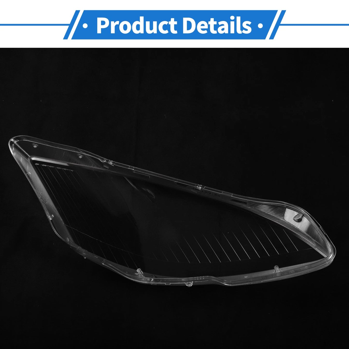 Car Front Left Headlight Lens Cover for Mercedes-Benz S-Class (2006-2009)