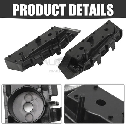 Black LH RH Front Bumper Support Bracket for Ford Mustang (2015–2017)
