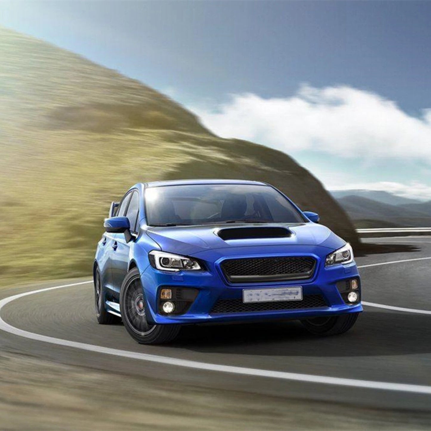 Front Air Scoop Bonnet Vent Cover for Subaru Impreza WRX STi (2015-2020)