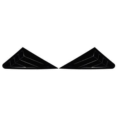 2 x Rear Side Window Louver Trim Covers for Audi A3 S3 (2014-2020)