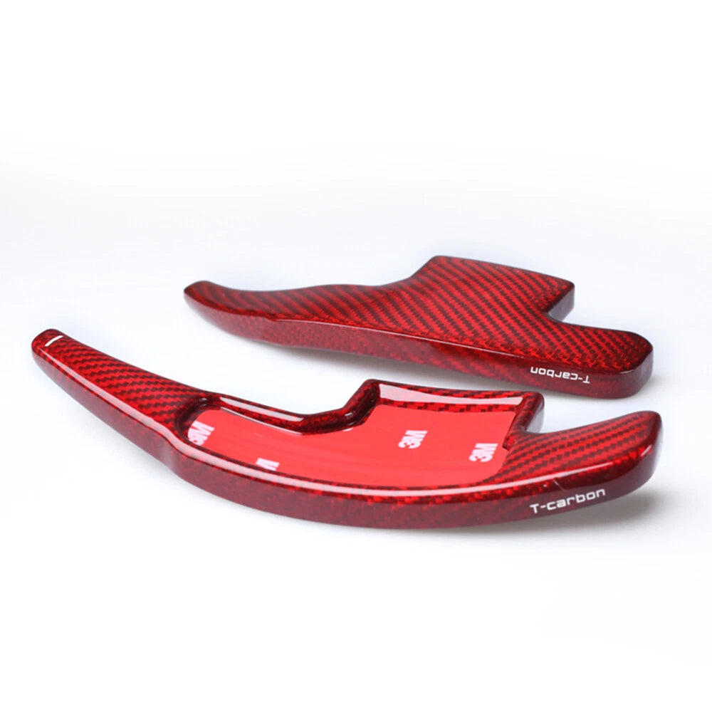 2 x Carbon Fiber Shift Paddle Extensions for Mustang (2015-2023)