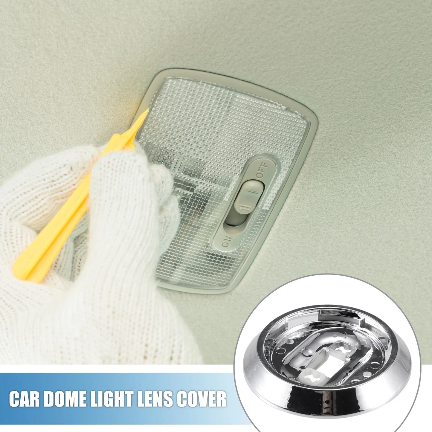 Interior Dome Light Lens Cover Base for Chevy Firebird Camaro (1970 - 1981)