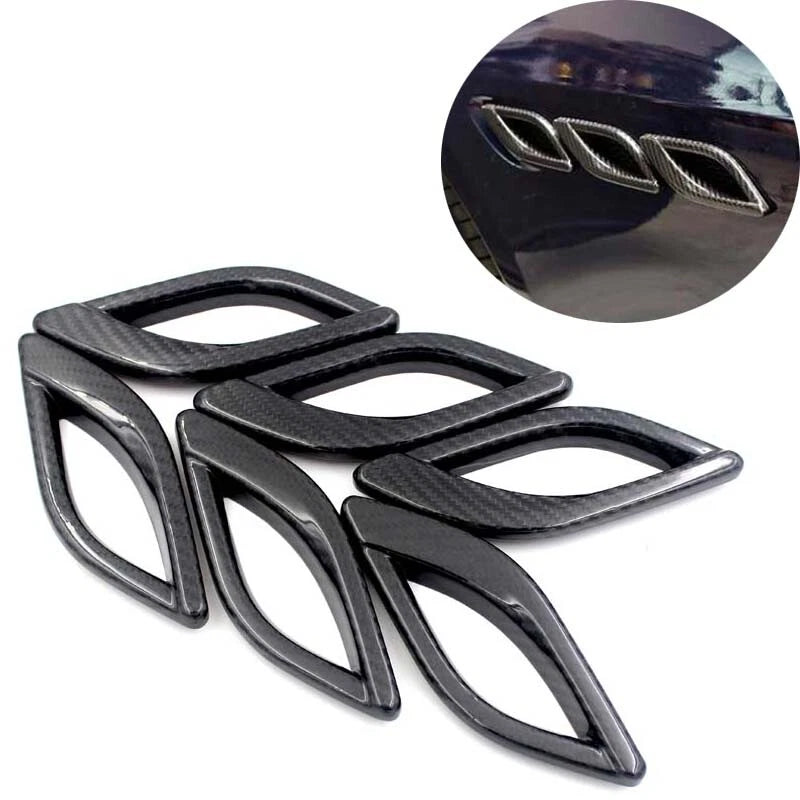 Real Carbon Fiber Side Fender Air Vent Cover for Maserati Quattroporte 2013-2021