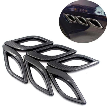 Real Carbon Fiber Side Fender Air Vent Cover for Maserati Quattroporte 2013-2021