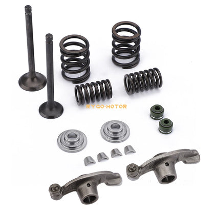 Intake/Exhaust Valves with Seals Spring for Honda XR75 XR80 XR100 XR80R XR100R