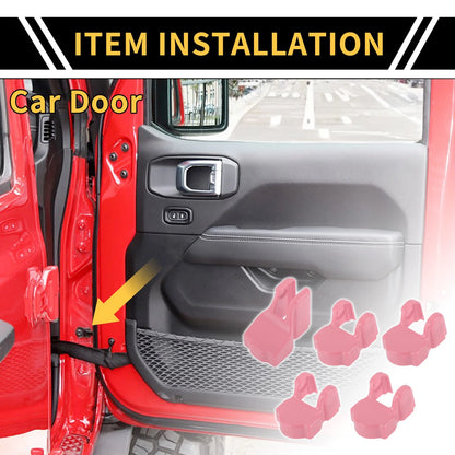 Door Limiting Cover Trim for Jeep Wrangler JL JLU (2018-2024) - Pink
