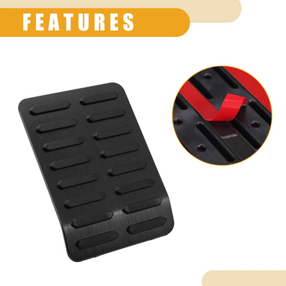 Foot Rest Pedal Pad Covers for Ford F-150 (2015-2023) Black Red