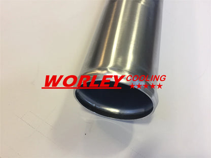 2 x 2.5" Straight Aluminum Tube Pipe for Intercooler Adapter