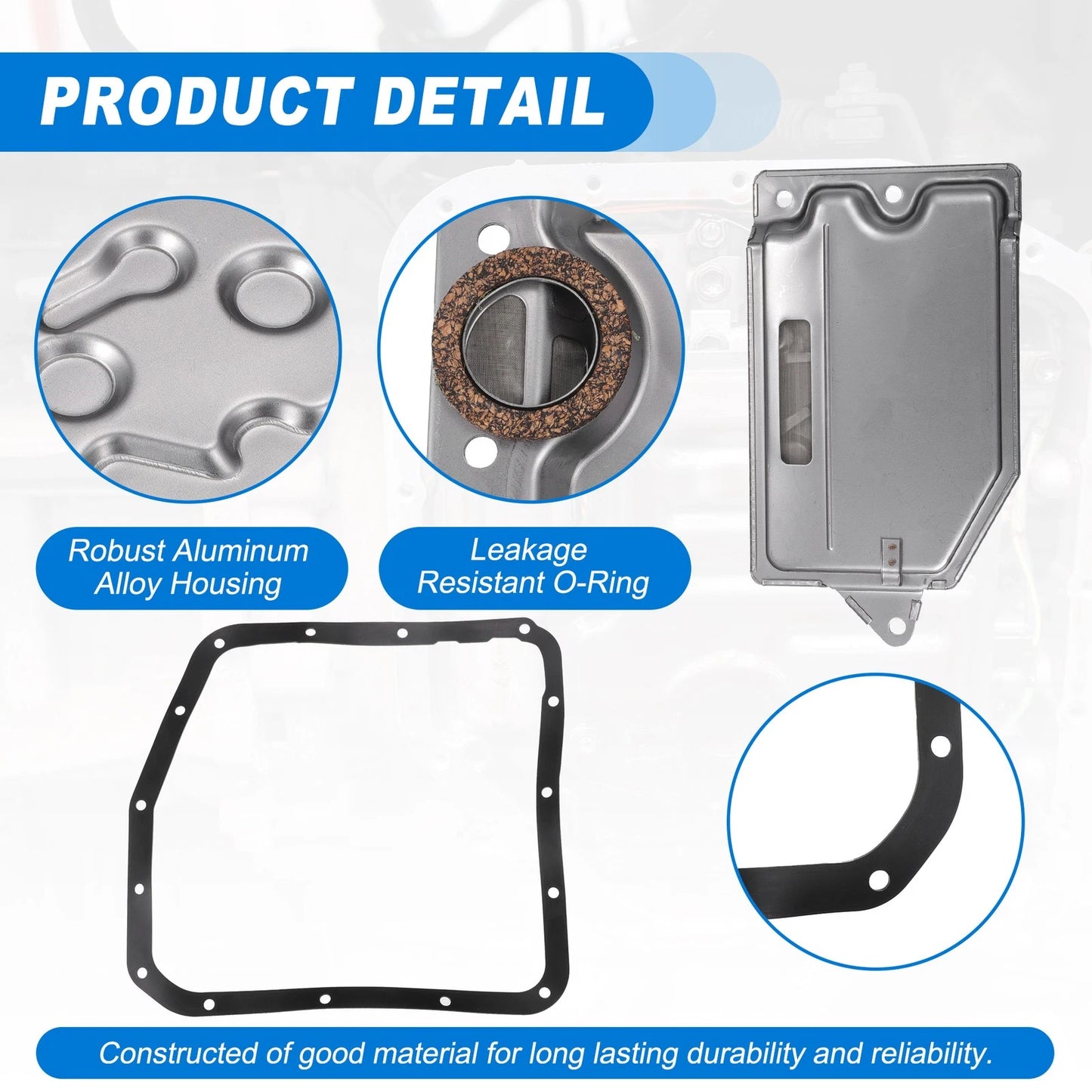 Auto Transmission Oil Filter Gasket for Toyota Camry