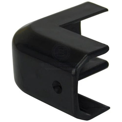 Gunwale Corner Cap Plastic Black 42mm x 32mm Angled for Various Models