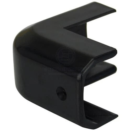 Gunwale Corner Cap Plastic Black 42mm x 32mm Angled for Various Models