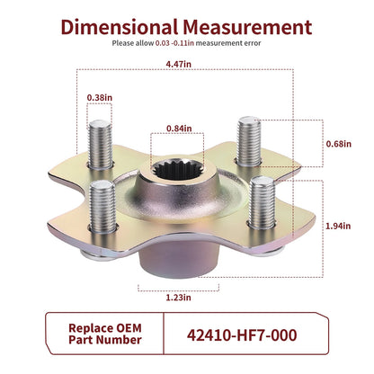 Rear Wheel Hub for Honda TRX90 TRX90X TRX90EX (1993–2024)