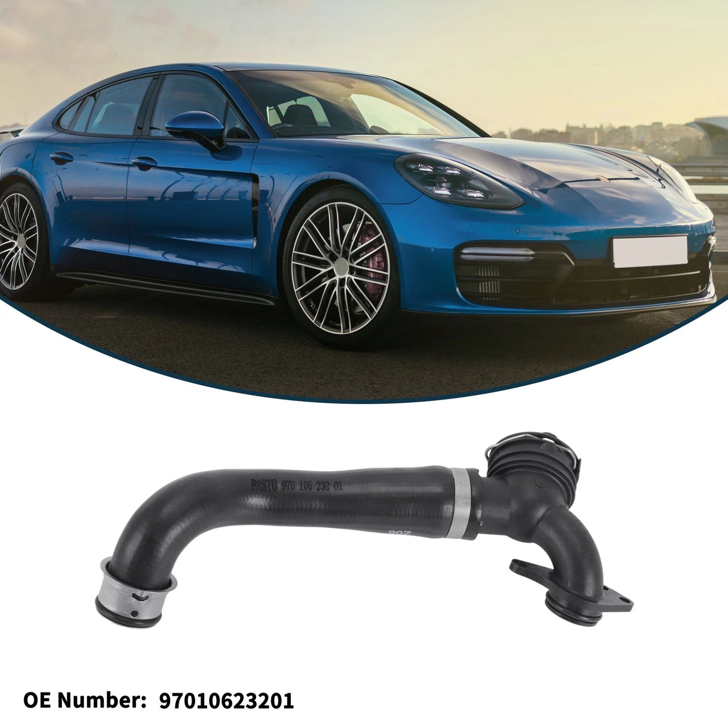 Radiator Hose Upper for Porsche Panamera (2010 - 2016)