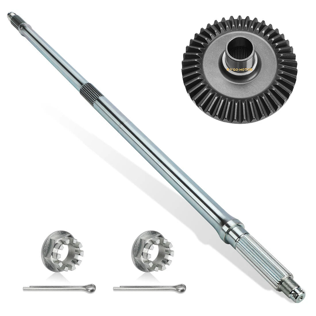 Rear Axle Shaft w/ Differential Ring Gear Assembly for Honda Foreman 500 TRX500