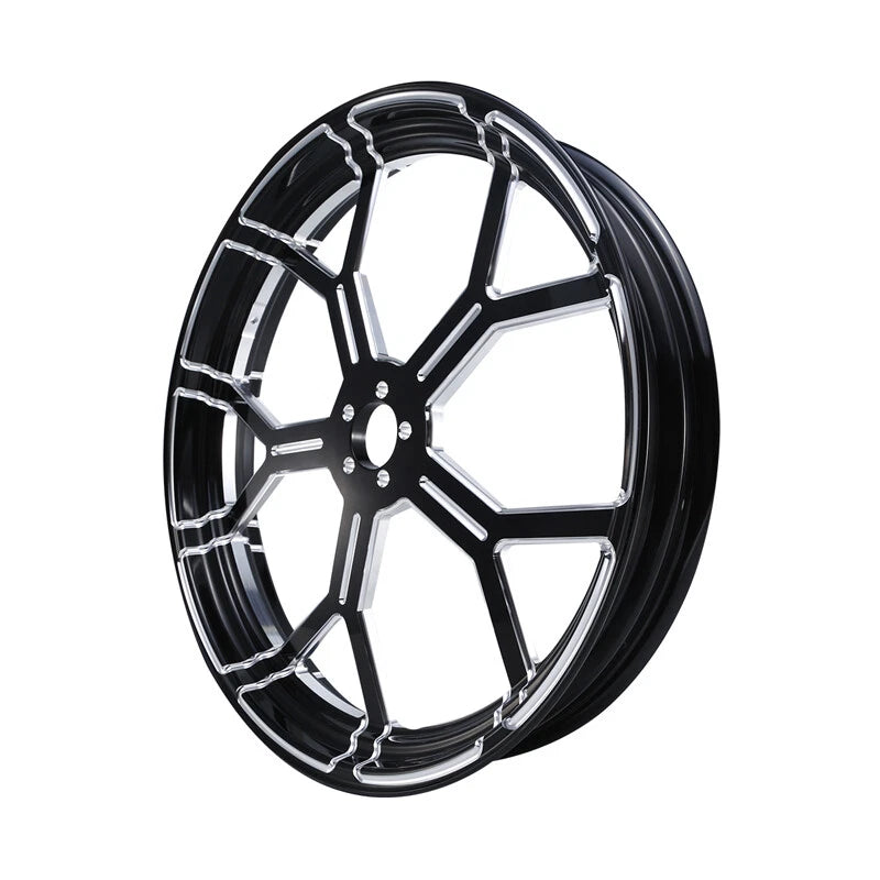 18" x 3.5" Front Wheel Rim w/ Single Disc Hub for Harley Touring (1997-2021)