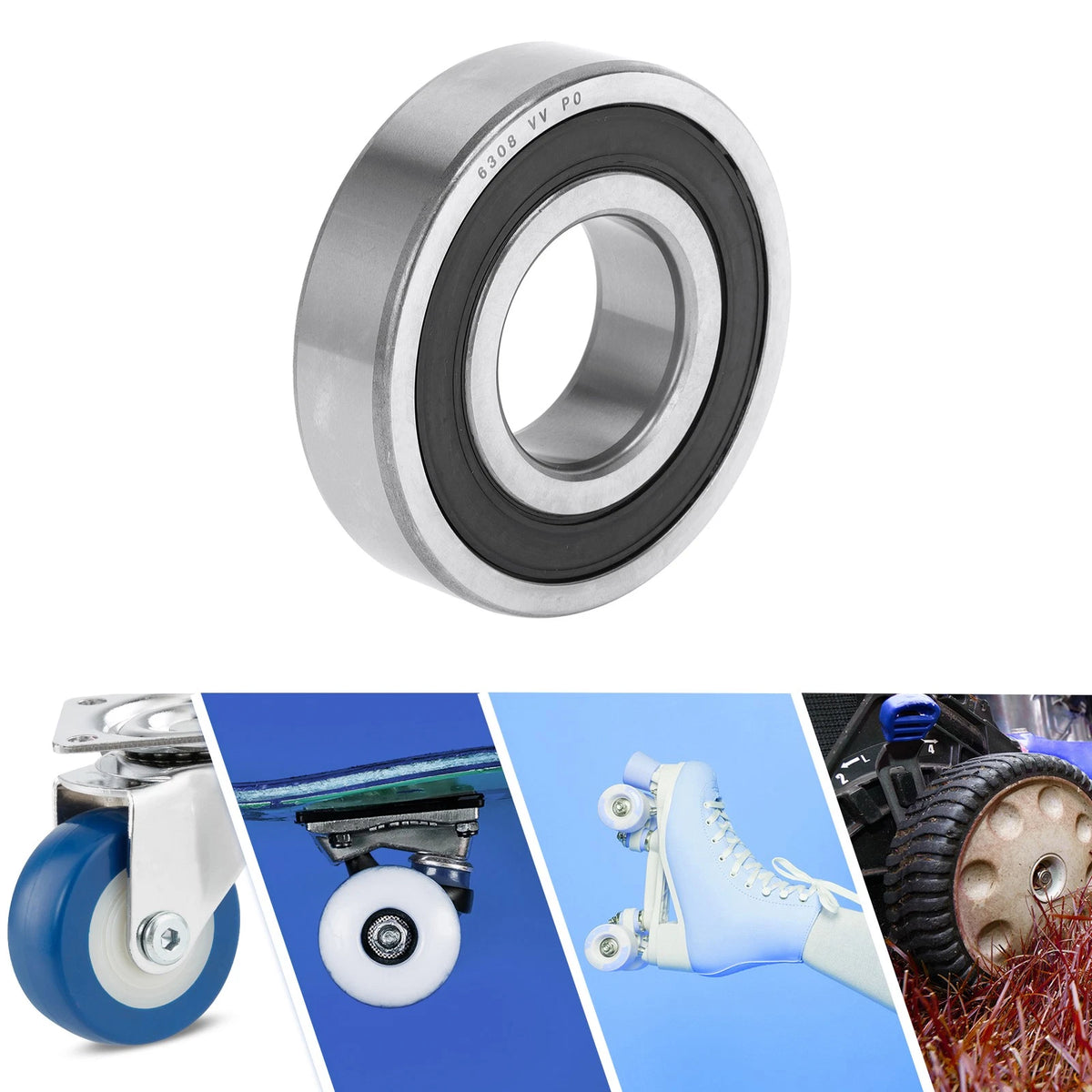 Deep Groove Ball Bearings 40x90x23mm 1 Pc for Scooter Skateboard Wheel