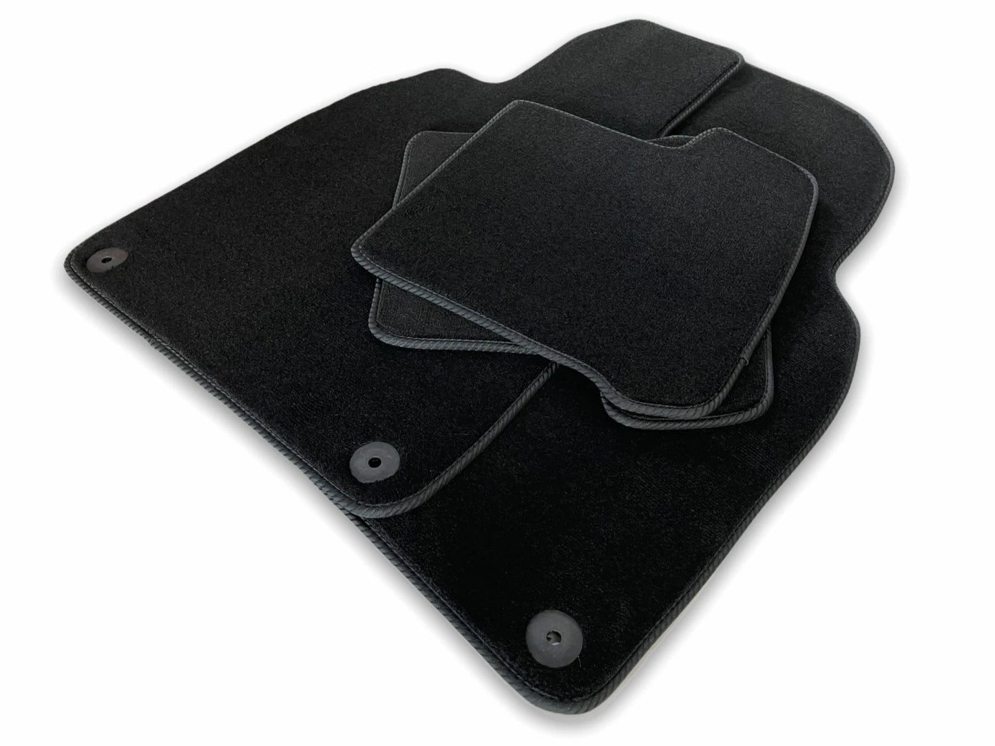 Luxury Premium Black Carpet Floor Mats for Audi Q3 (2018-2022)