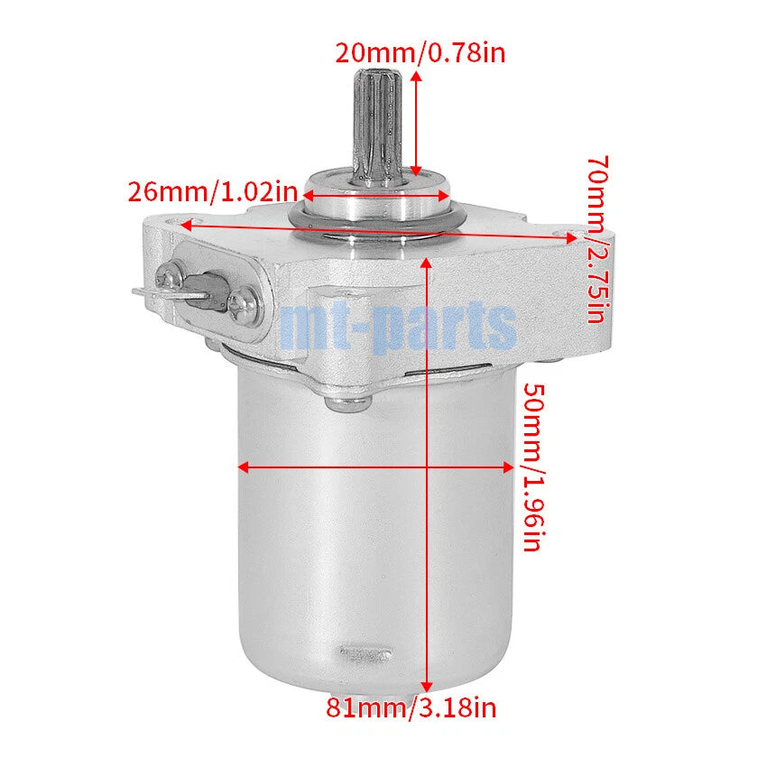 Starter Motor for Suzuki AG100, Address V100, AH100 (1991-2000)