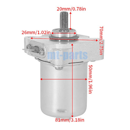 Starter Motor for Suzuki AG100, Address V100, AH100 (1991-2000)