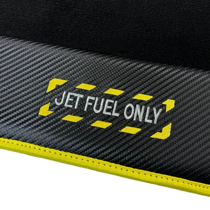 Black Floor Mats for BMW X5 E70 SUV (2007-2013) with Carbon Fiber Design
