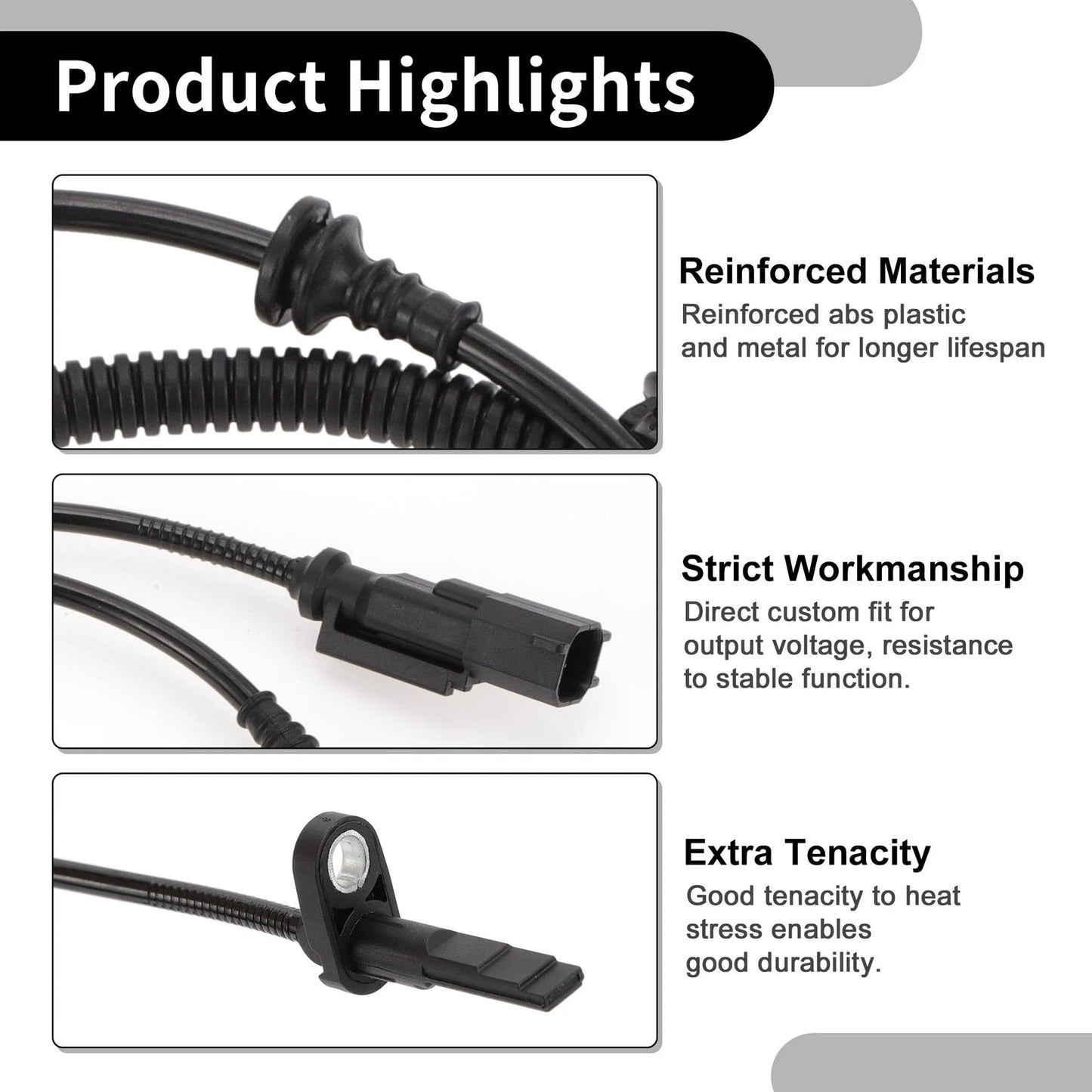 ABS Sensor for Ford Explorer 2013-2019 Rear Left or Right (2013-2019)