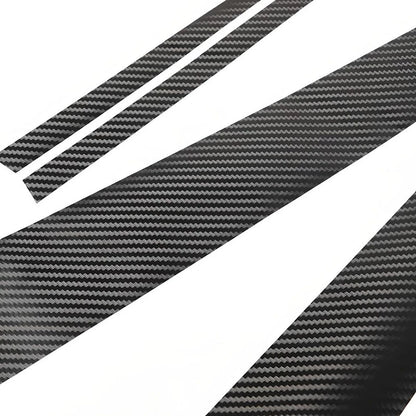Carbon Black Door Pillar Post Trim for 2011-2021 Dodge Charger (11-21)