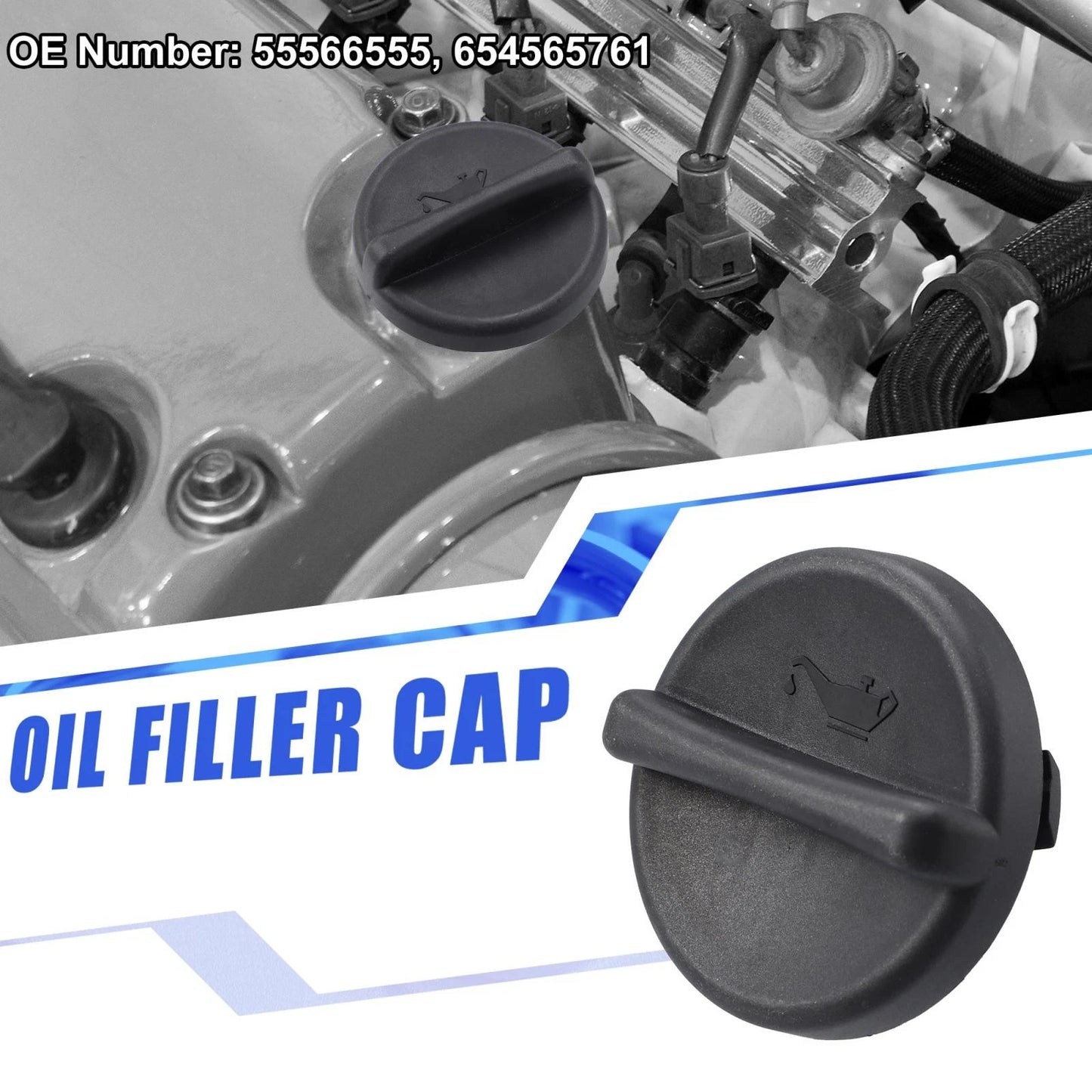Fuel Tank Cap Gas Oil Filler Plug Cover for Chevrolet Cruze (2008-2013)