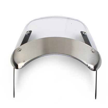 5"-9.45" Motorcycle Headlight Windshield Wind Deflector Windscreen