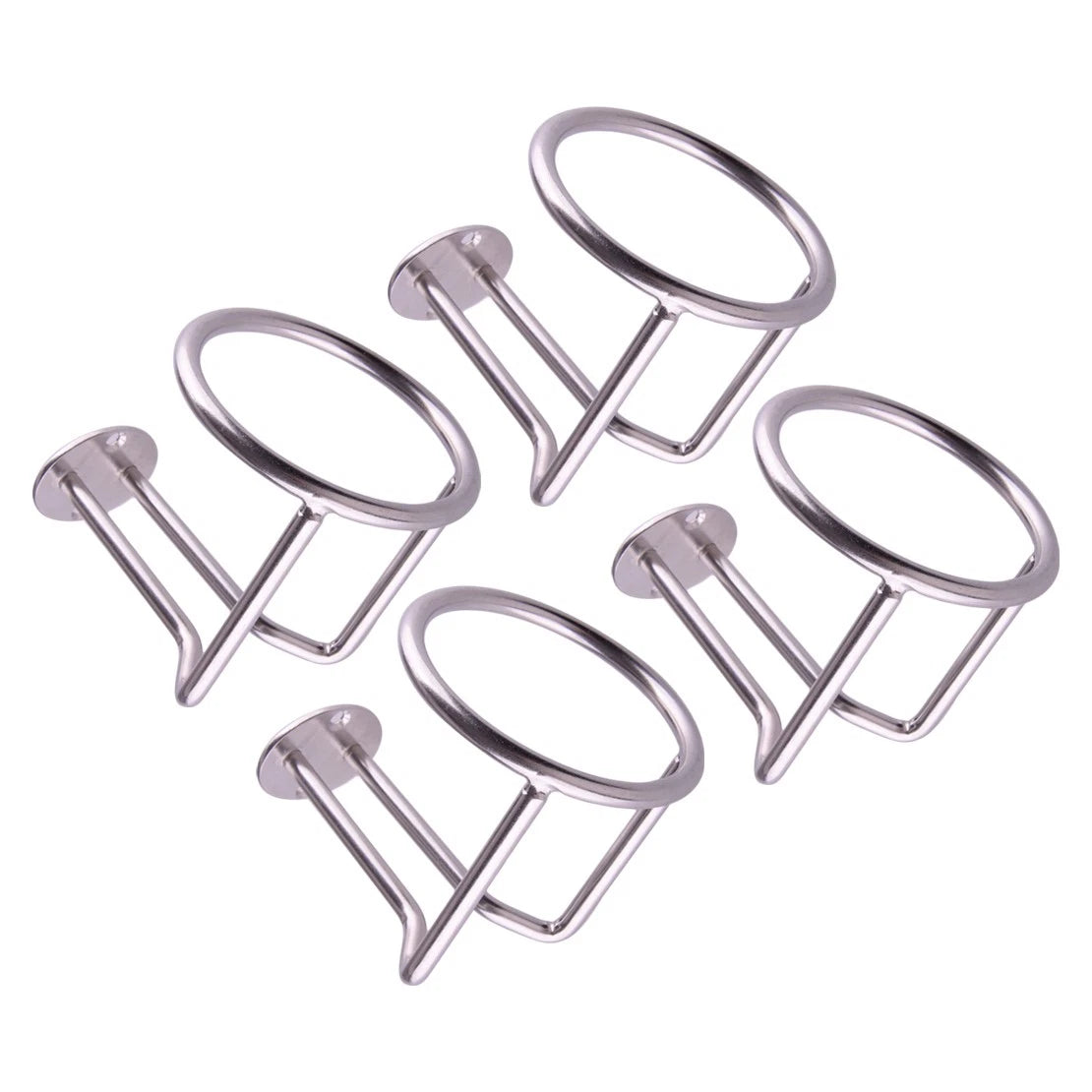 4 x Stainless Steel Drink Holder for Marine Yacht Truck RV Car