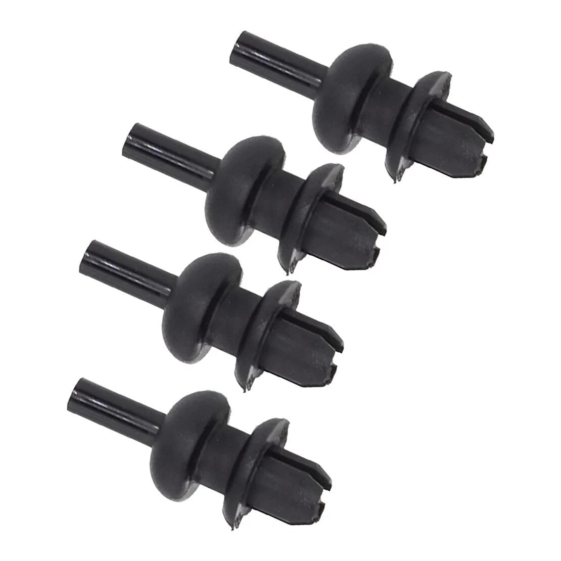 8x Black Rear Trunk Parcel Shelf String Clips for Opel Corsa (2019-2021)