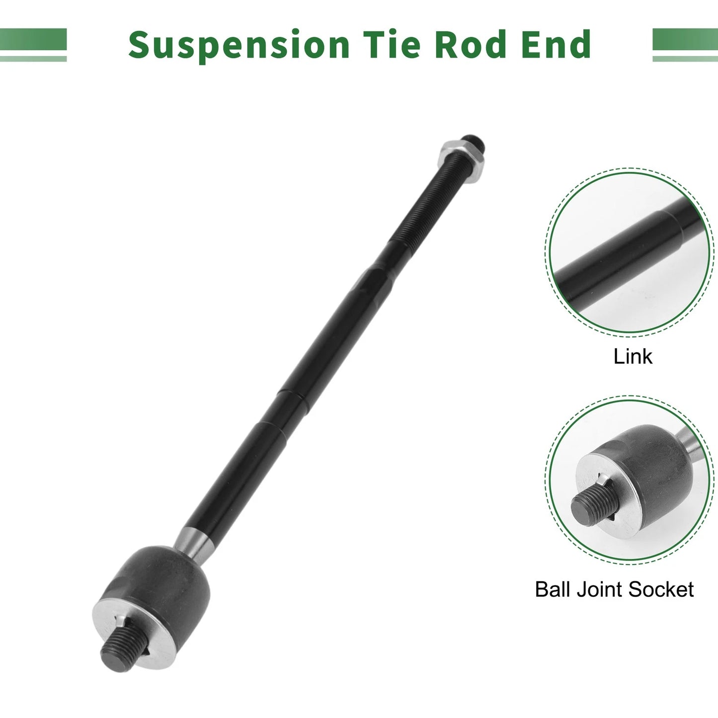 10 x Front Suspension Kit Tie Rod Ends Sway Bar Links for Mazda Tribute (2005-2006)