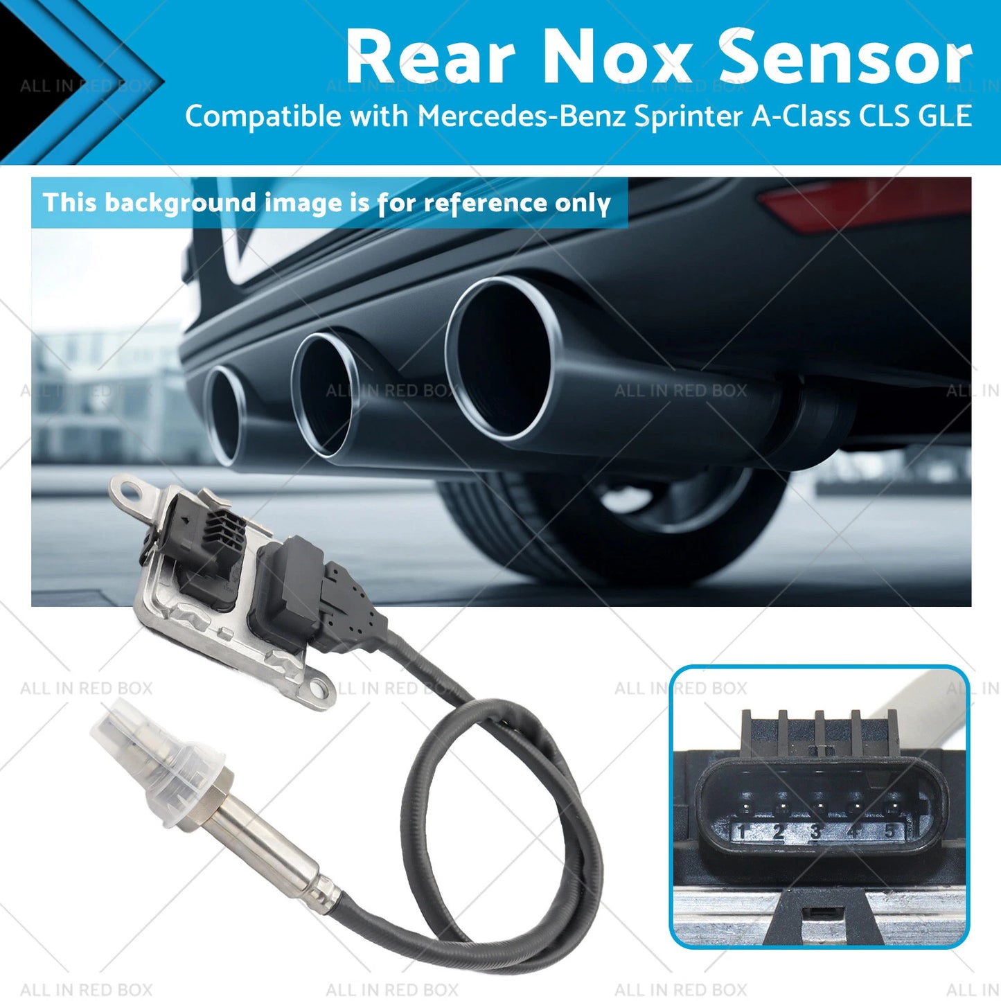 Rear Nox Sensor for Mercedes-Benz Sprinter, A-Class, CLS, GLE
