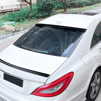 1x Gloss Black Rear Boot Spoiler Lip for Mercedes Benz CLS C218 (2011-2017)