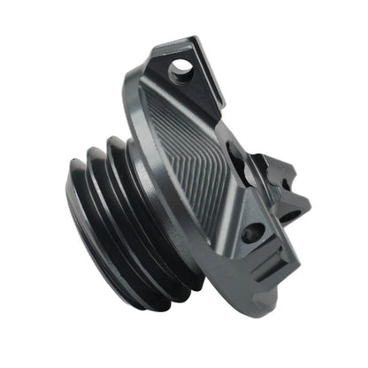 Black Engine Oil Cap Cover for Kawasaki Z400 Z650 Z800 Z900 Z1000 (2018-2023)