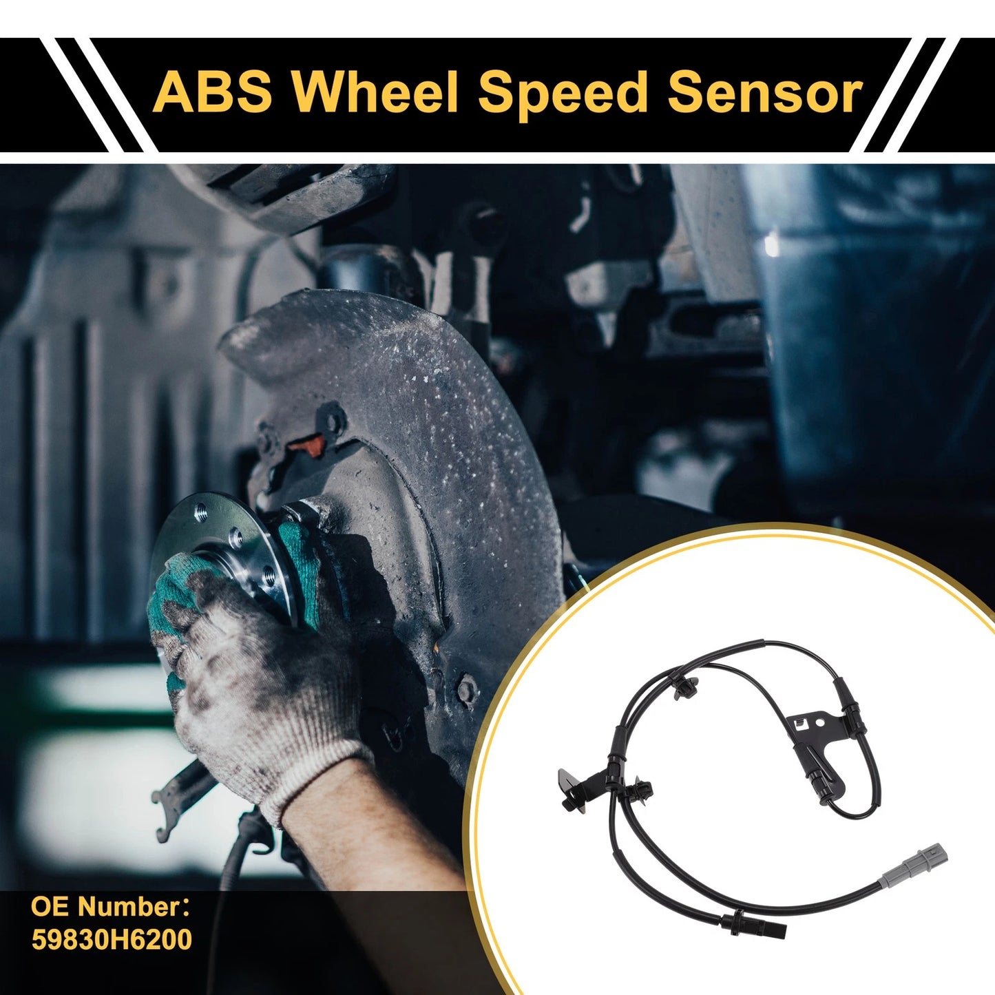 ABS Wheel Speed Sensor for Hyundai Ix35 (2018-2023) 1 x Right Front