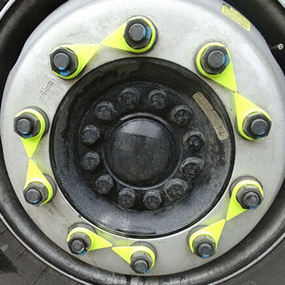 Wheel Nut Indicator 19mm 25PC for Car PU Yellow