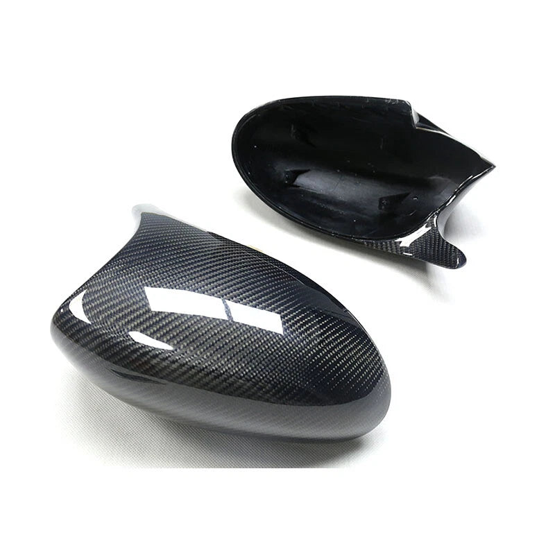 Carbon Fiber Side Mirror Caps Replace for BMW 3 Series E90 E91 E92 E93 Pre-LCI