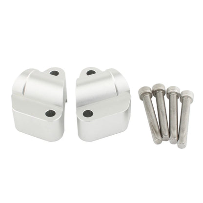 Silver Handlebar Risers for Tiger 1200 GT Pro (2023)