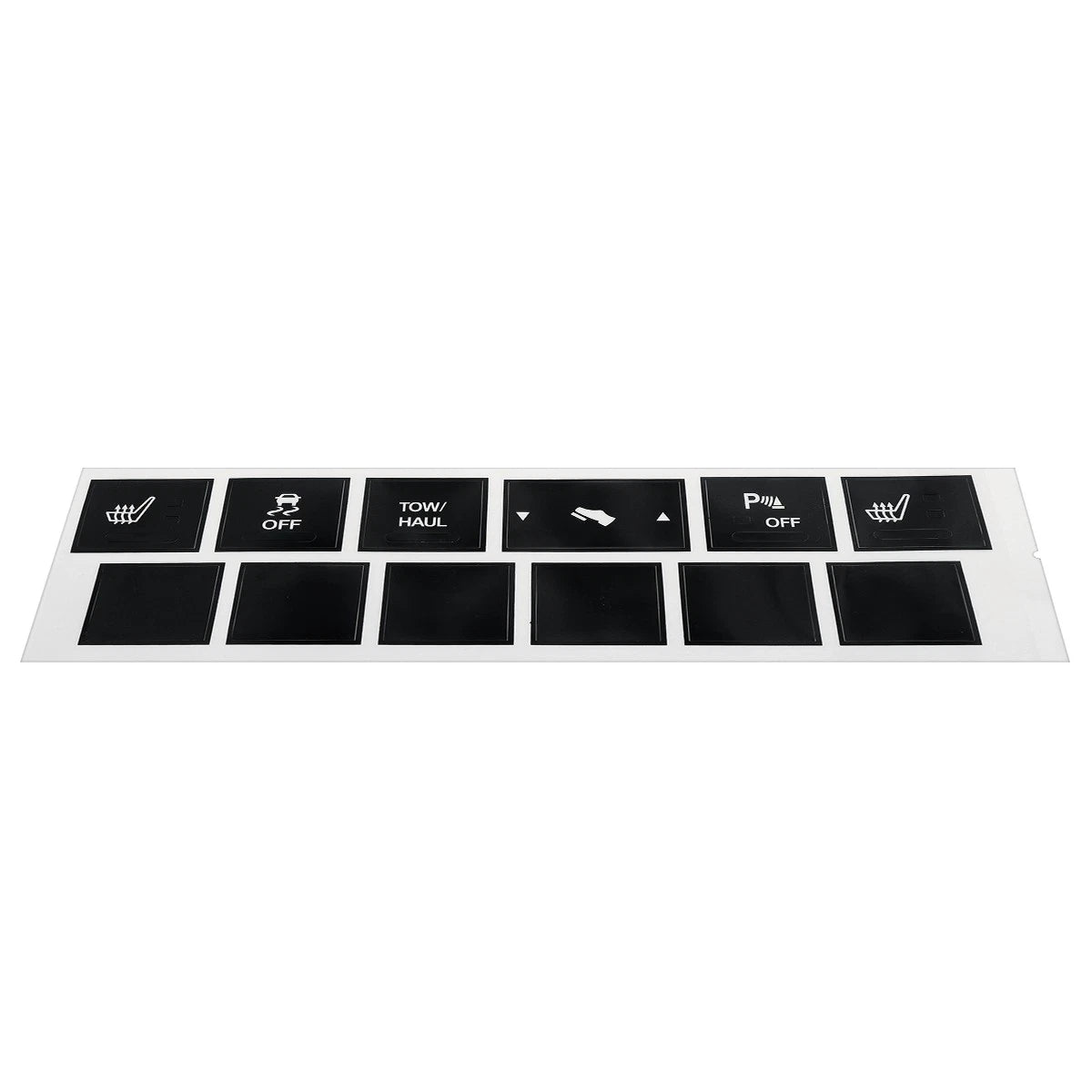 Heated Seat Traction Button Repair Sticker for Jeep Commander (2006–2010)