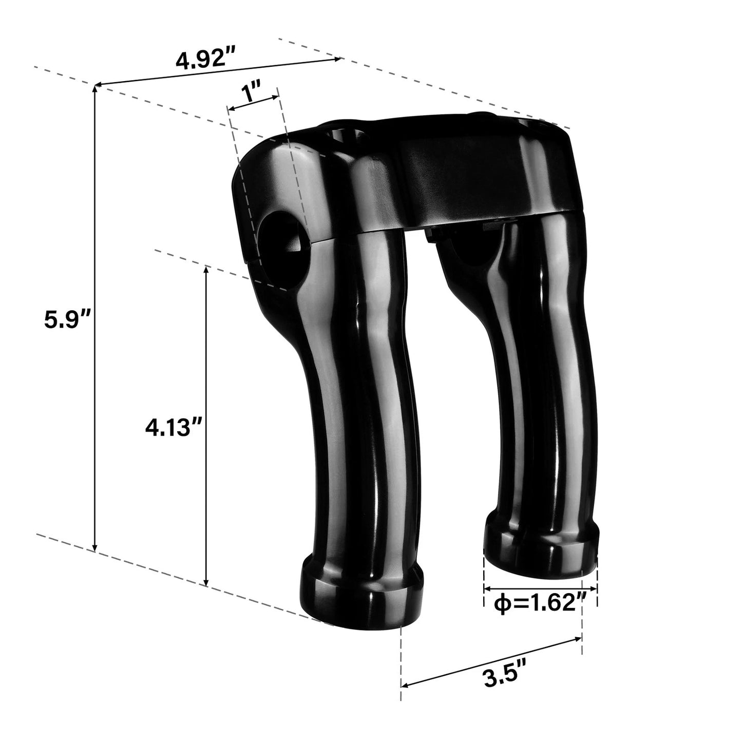 Handlebar Riser Top Clamp for Harley Street Bob Breakout FXBR (2018-2025)