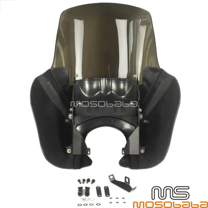 15" Windshield Extension Block Headlight Fairing for Harley Dyna FXDXT (2006-2017)