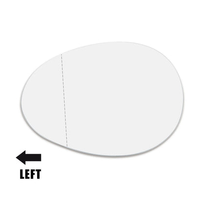 Mirror Glass for BMW Mini Cooper Driver Side LH with Adhesive (2007-2015)