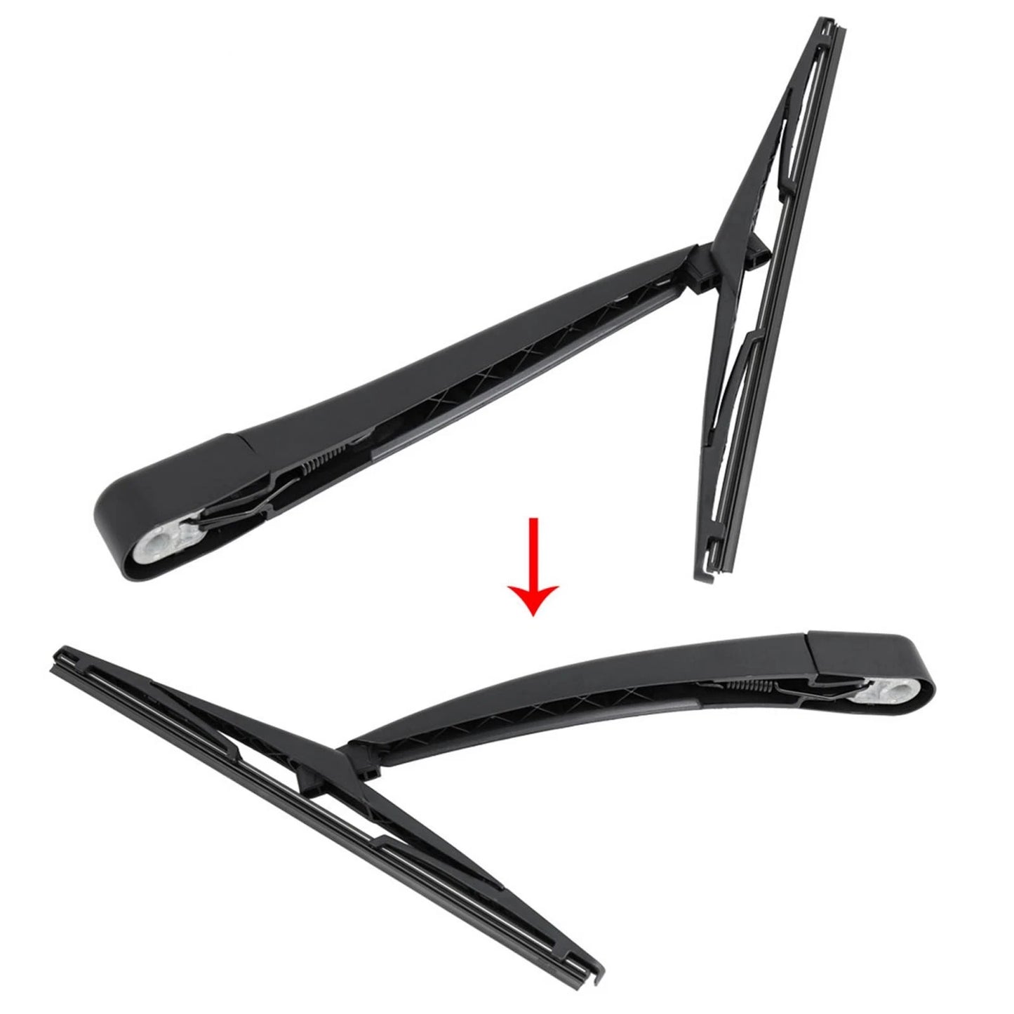 12" Rear Window Wiper Blade Arm Set for Ford Fiesta (2011-2018)