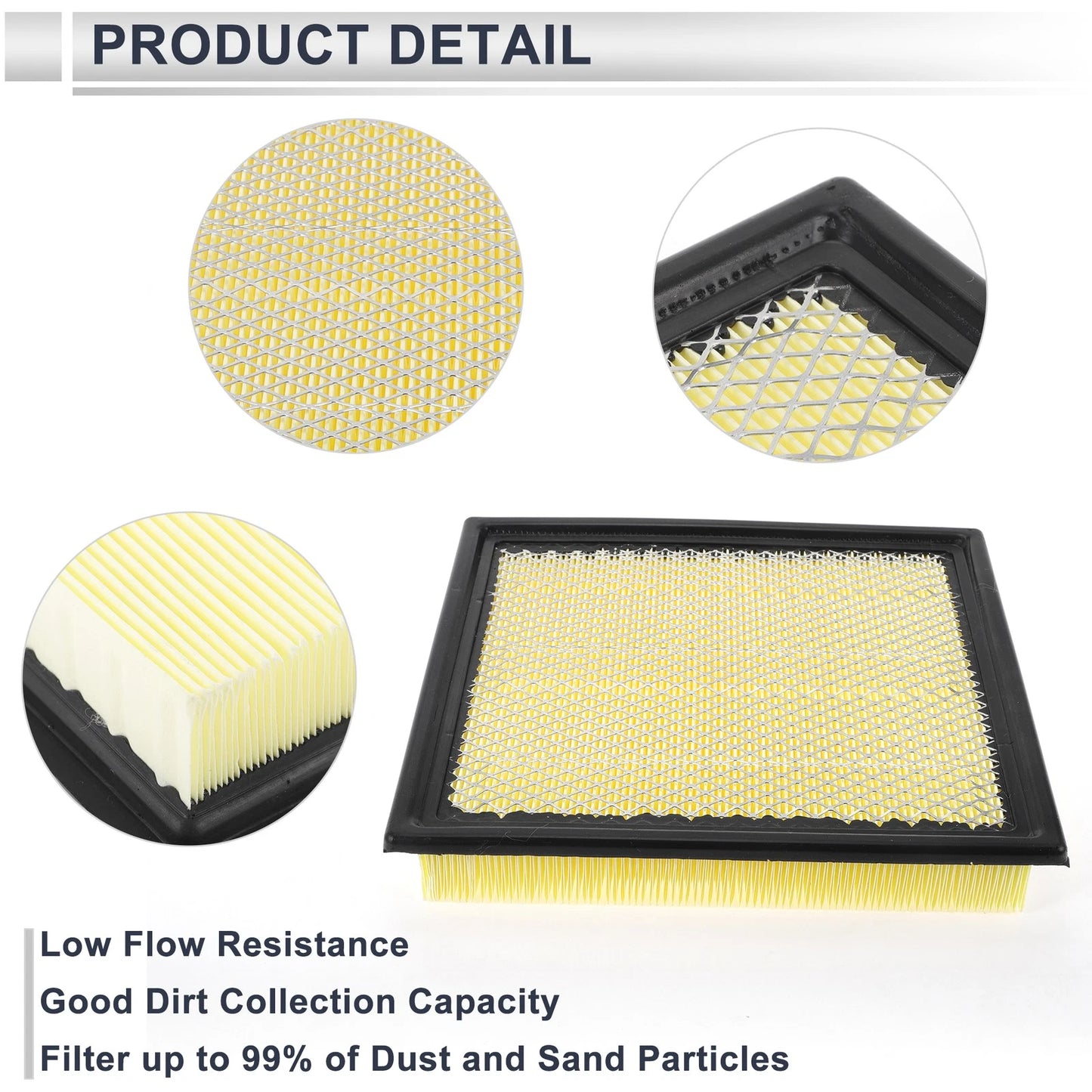 Engine Air Filter for Ford F-150 (2009-2024) 1 Pc